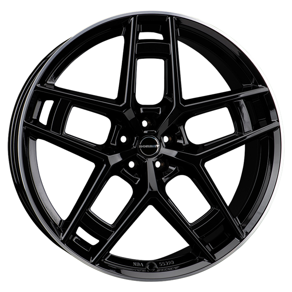 Borbet TF black rim polished glossy 10,50x24 5x112,00 ET20,00