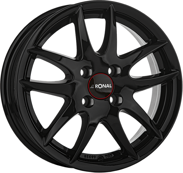 Ronal R46 Jetblack 6,00x14 4x100,00 ET38,00